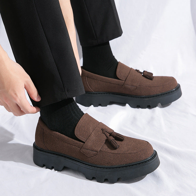 Damen Mokassins Robust mit Quasten Modisch Heidi Stil