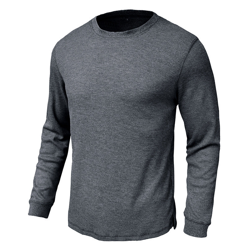 Herren T-Shirt Langarm Strukturiert Modern Berlin