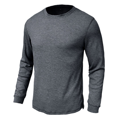Herren T-Shirt Langarm Strukturiert Modern Berlin