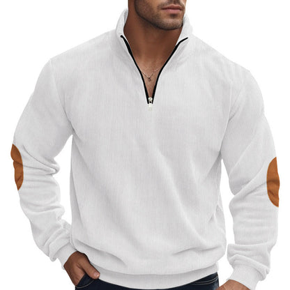 Herren Sweatjacke Reißverschluss Kapuze Sportlich
