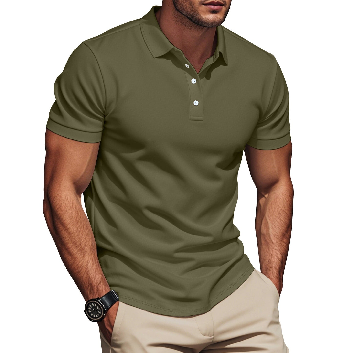 Herren Poloshirt Moderne atmungsaktive Funktion