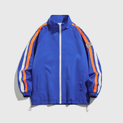 Herren Sportjacke Lässig Reflektierend Modern