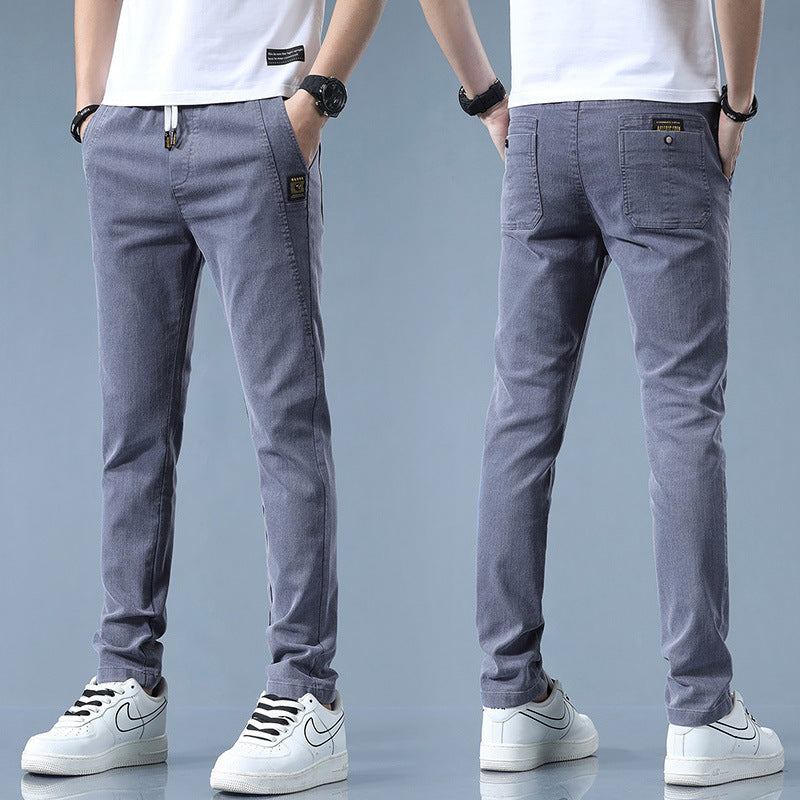 Herren Chino-Hose Modern Slim Fit Verstellbar