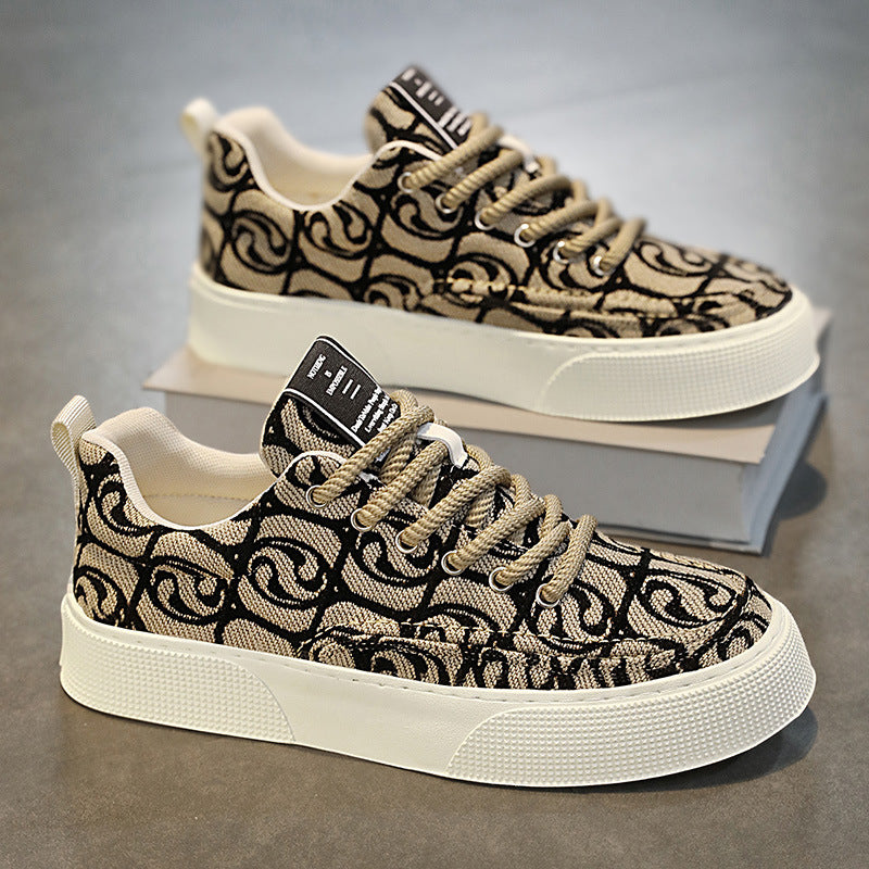 Damen Sneaker mit farbigem Print und bequemer Sohle - BerlinGlamour