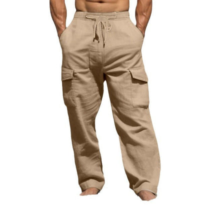 Herren Cargo-Hose Bequem Freizeit mit großen Taschen