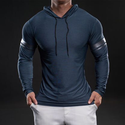 Herren Langarm-Hoodie Sportlich Trendig Berlin