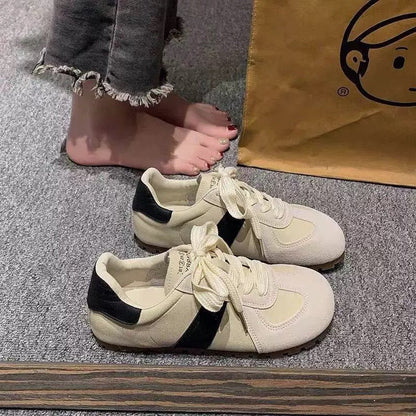 Damen Sneaker Modisch Strukturiert Rutschfest