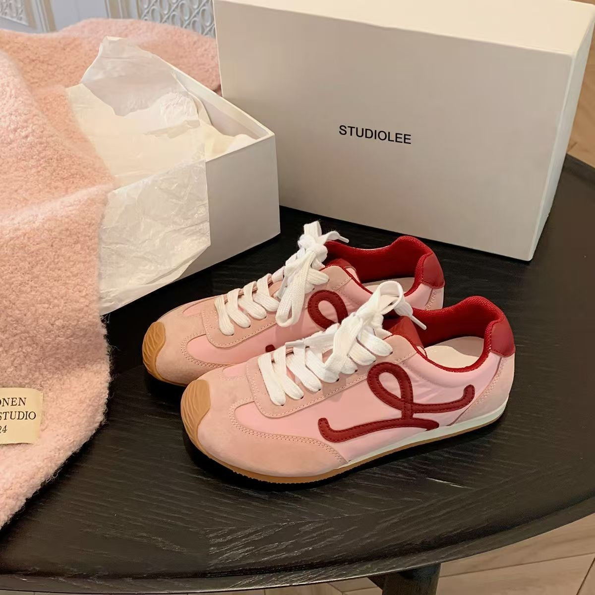 Damen Sneaker Luxus Wildleder Atmungsaktiv - BerlinGlamour