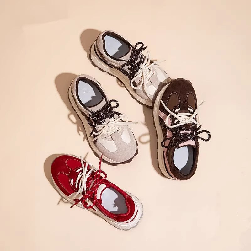 Damen Sneaker Sportlich Weich Laufsohle Modisch