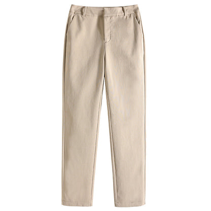 Damen Chino Hose Slim Fit mit Taschen