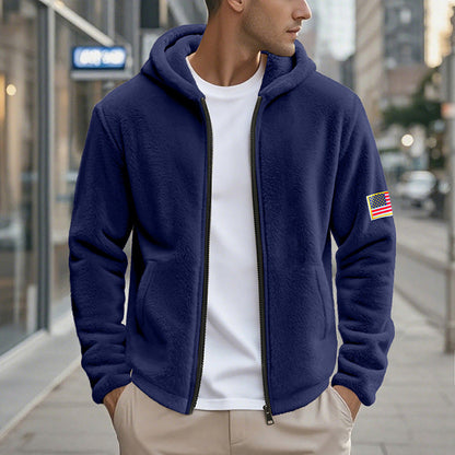 Weicher Herren Pullover Kapuzenpullover Fleece Bequem