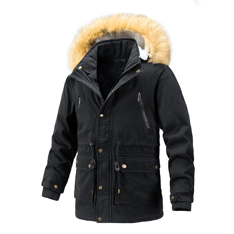 Herren Winterjacke Warm Isoliert Wasserfest
