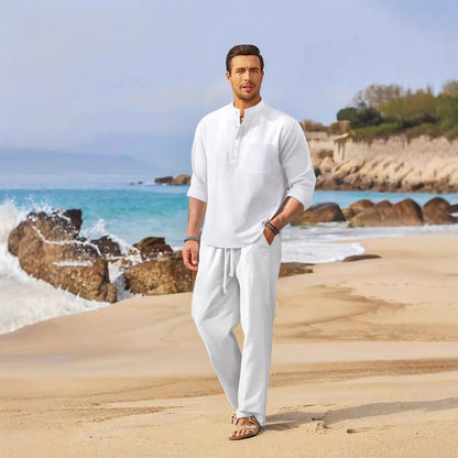 Herren Sommeroberteil und lockere Hose Leicht und Bequem