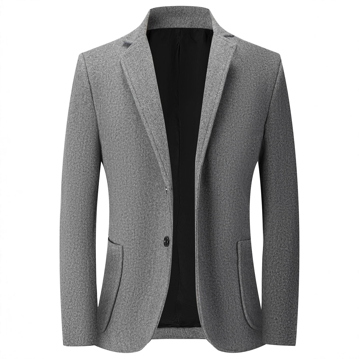 Herren Blazer Elegant Strukturiert Hochwertig Modern