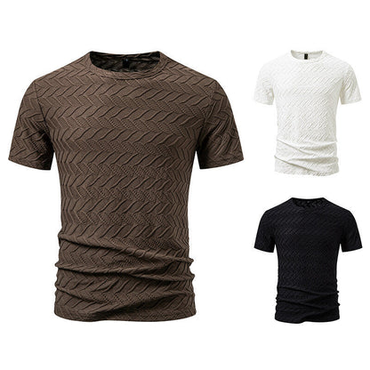 Modisches Herren T-Shirt mit Struktur Design