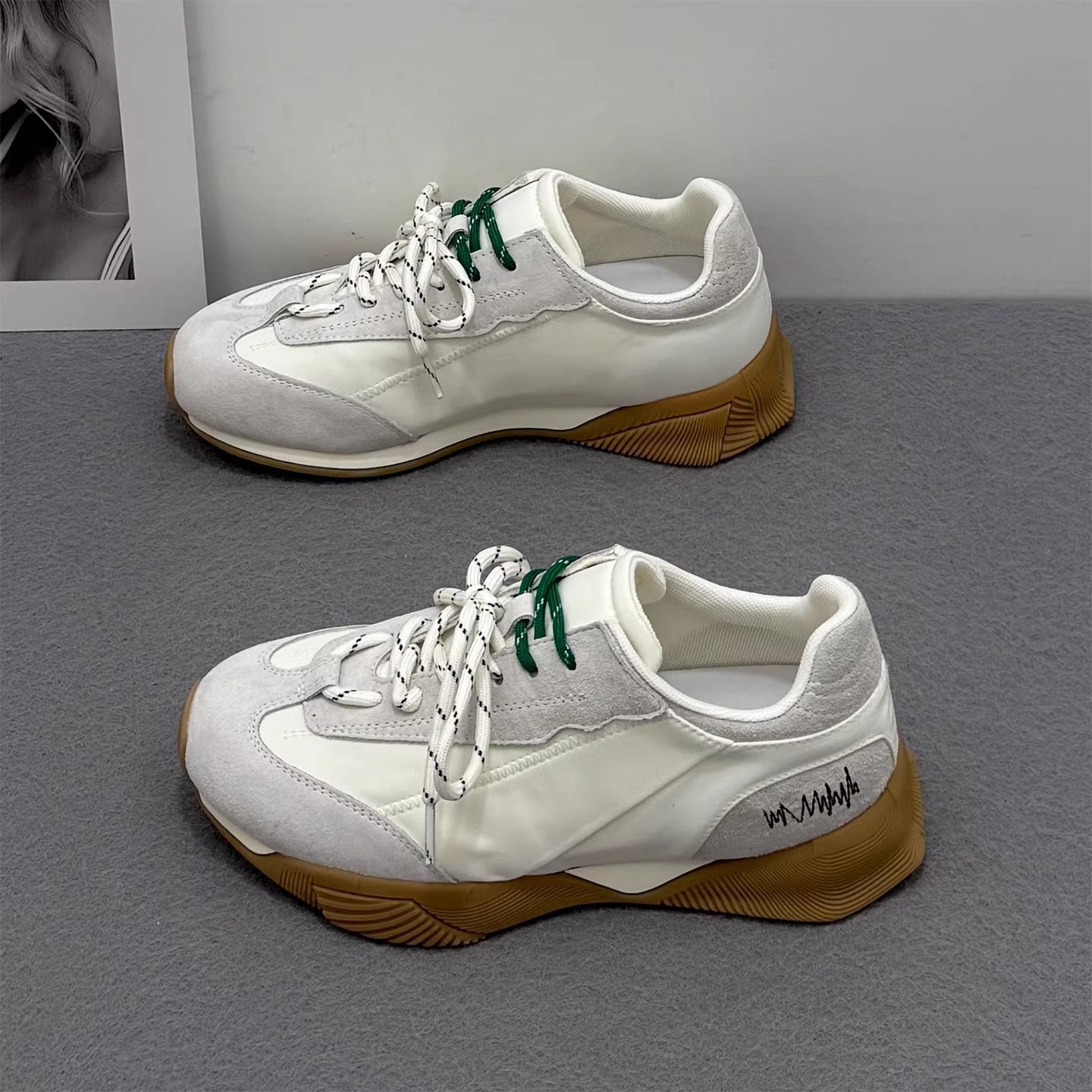 Damen Sneaker Atmungsaktiv Trendig Mesh Schuhe