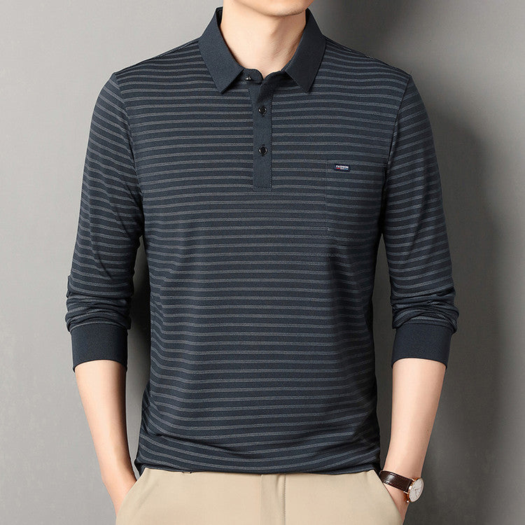 Herren Polo-Shirt Gestreift Modern Sportlich