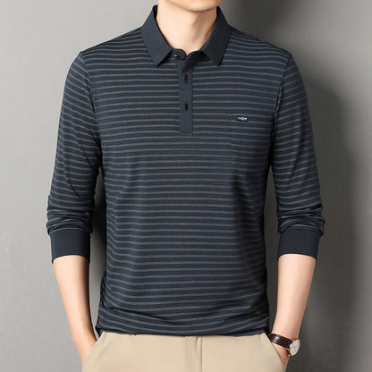 Herren Polo-Shirt Gestreift Modern Sportlich