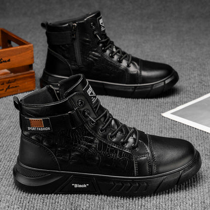 Herren Winterstiefel Sportlich Wärme Isolierend Rutschfest
