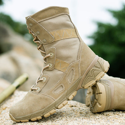Damen Stiefel Militärstyle Kampfstiefel Schwarz