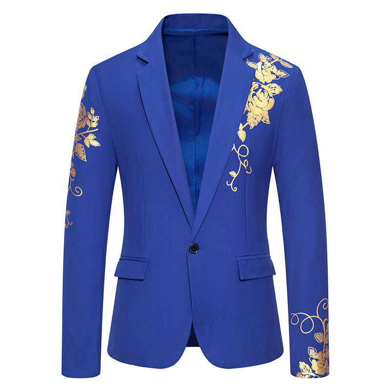 Herren Blazer Elegant Floralmuster Hochwertig