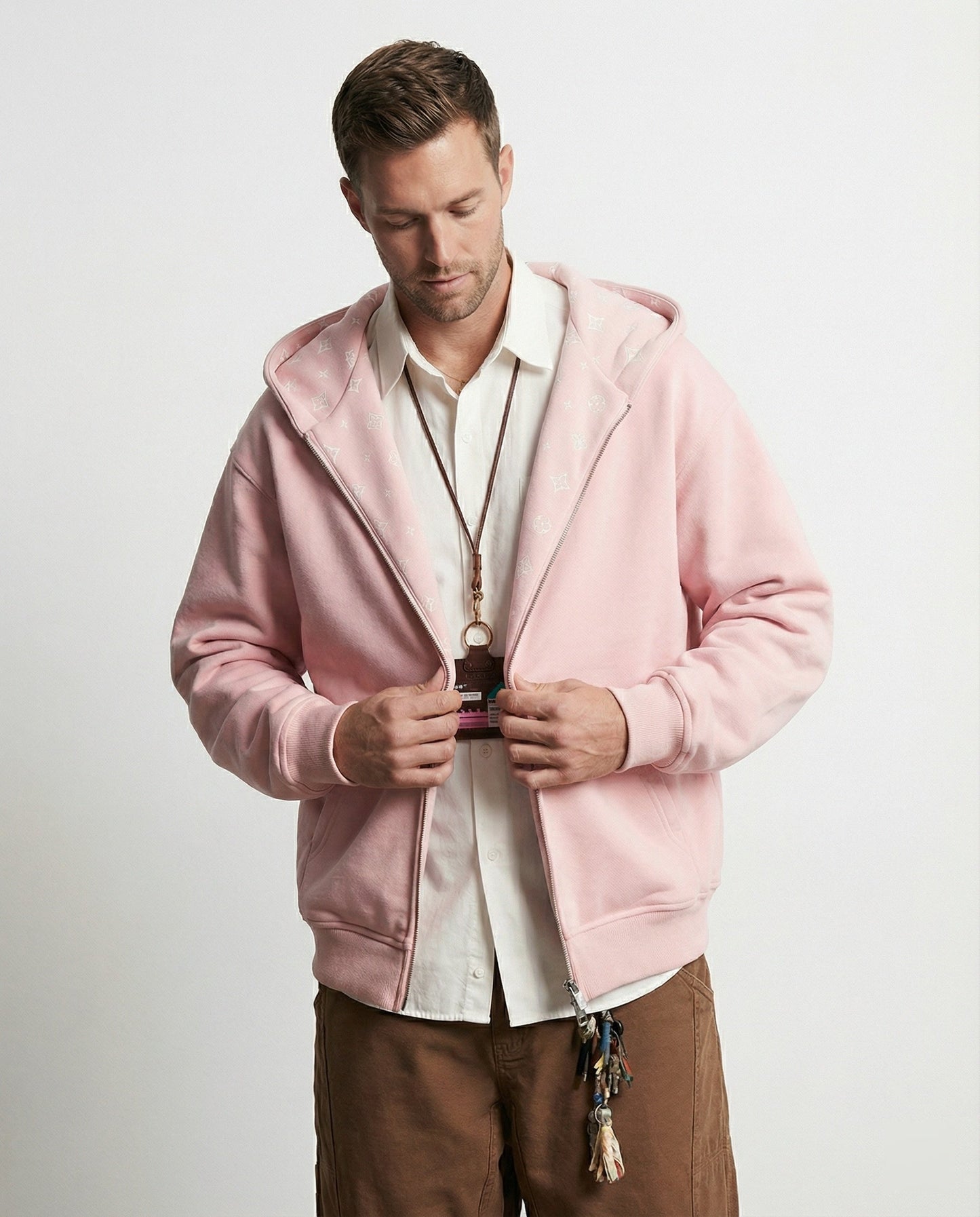 Große Kapuzenjacke Unisex Oversize American Style Baumwolle - BerlinGlamour