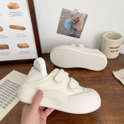 Damen Sneaker Slip On Bequem Klettverschluss Dämpfend