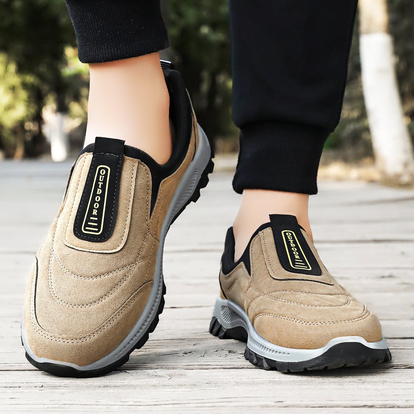 Damen Sportschuhe Komfortabel Slip-On mit Dämpfung
