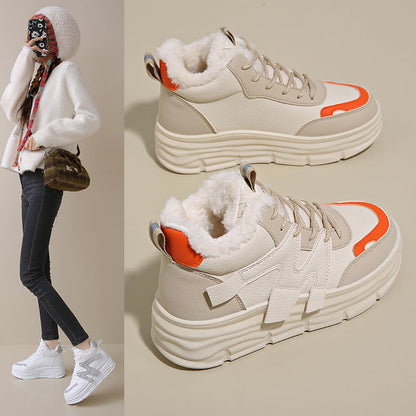 Damen Sneaker High Top Weich Bequem Modisch - BerlinGlamour