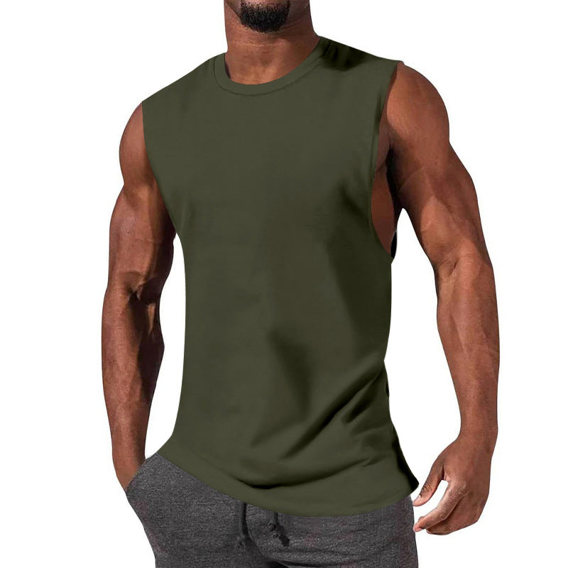 Herren Tanktop Sport Atmungsaktiv Baumwolle Modern