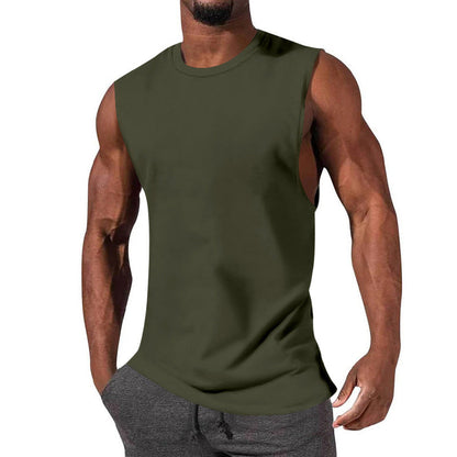 Herren Tanktop Sport Atmungsaktiv Baumwolle Modern