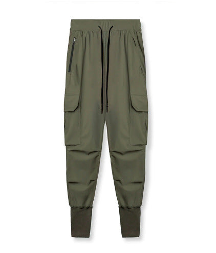 Damen Cargo-Hose Bequem Elastisch Mit Reißverschlusstaschen