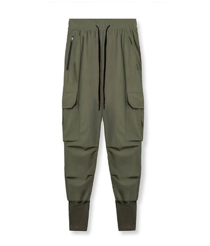 Damen Cargo-Hose Bequem Elastisch Mit Reißverschlusstaschen