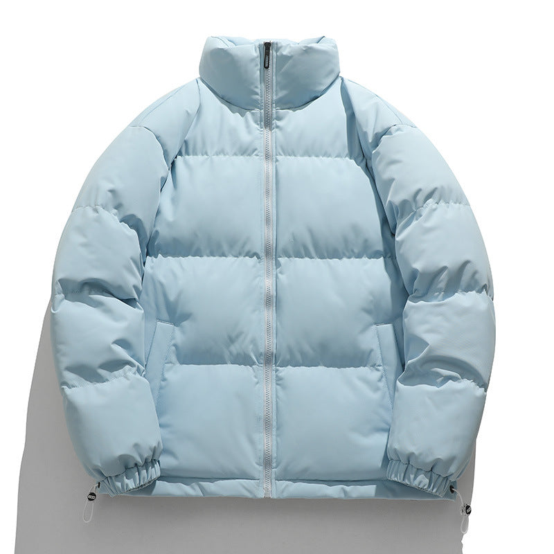 Herren Pufferjacke Isoliert Warm Hochkragen Modern