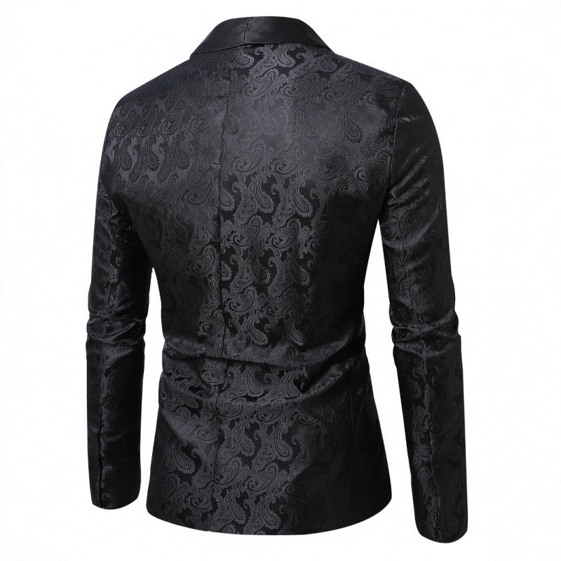 Herren Smokingsanzug Blazer Elegant Paisley Muster