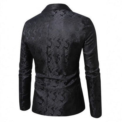 Herren Smokingsanzug Blazer Elegant Paisley Muster
