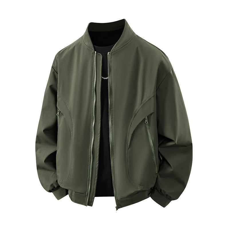 Herren Windjacke Modern mit Taschen Wasserabweisend - BerlinGlamour