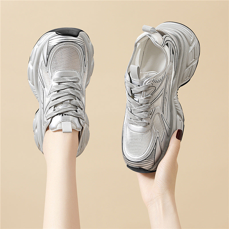 Damen Laufschuhe Sportlich Atmungsaktiv Sneaker Outdoor