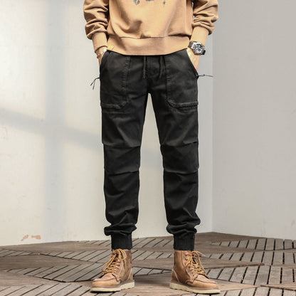 Herren Cargo-Hose Multifunktional mit verstellbarem Bund Outdoor