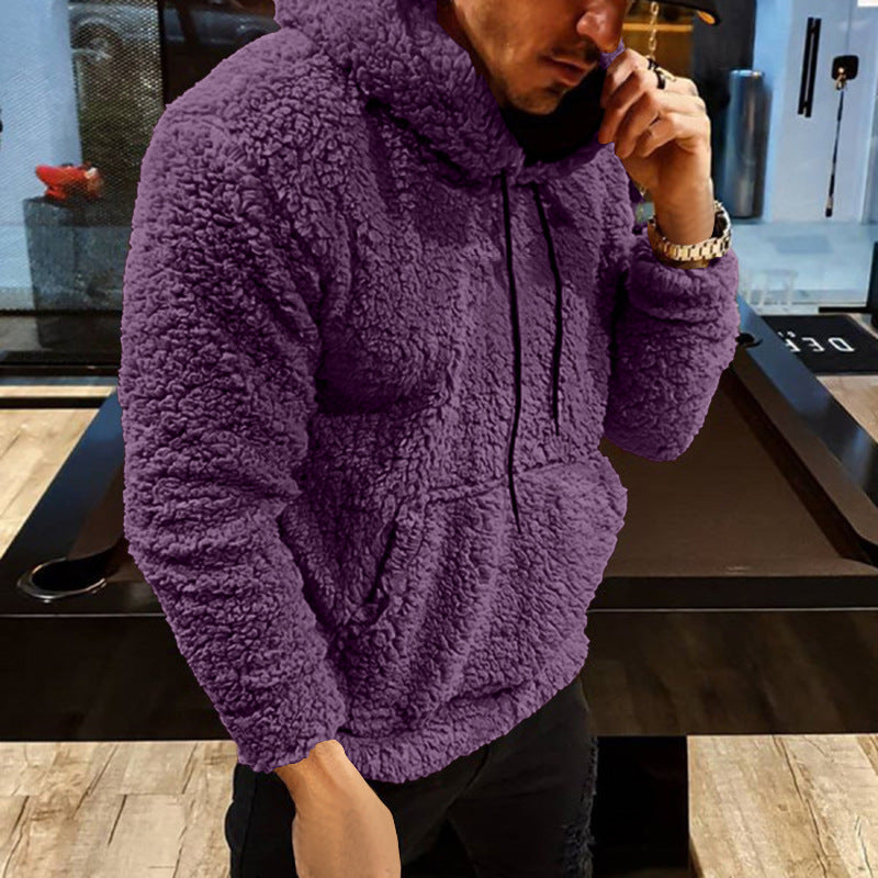 Herren Kapuzenpullover Teddyfell Warm Elegant