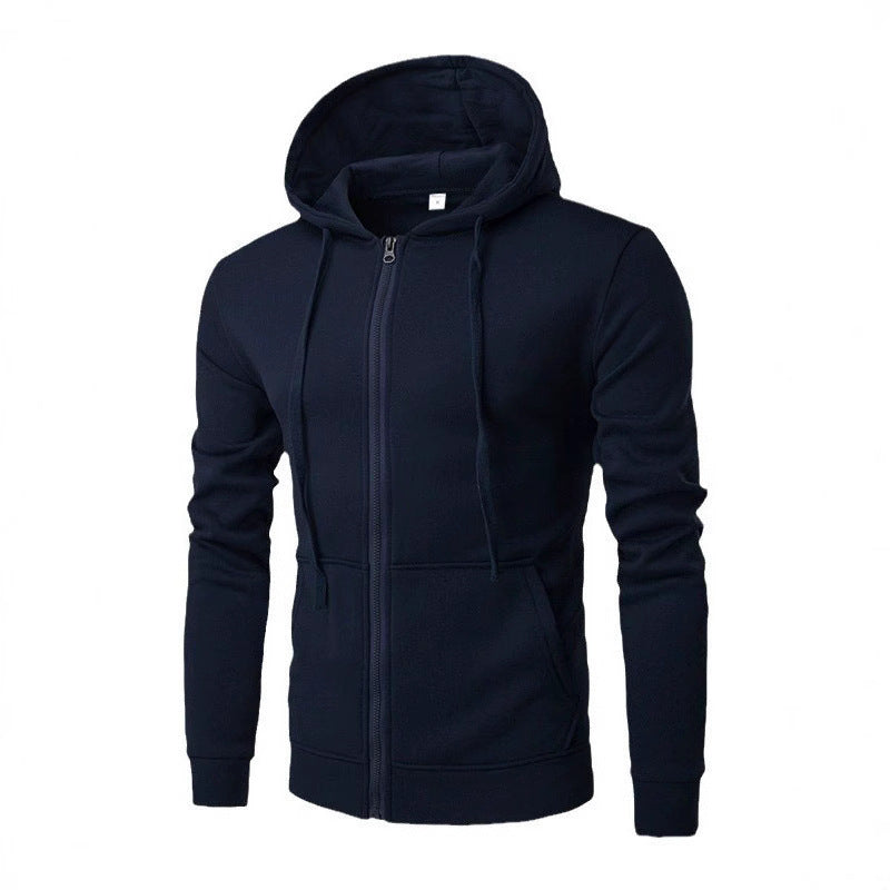 Herren Kapuzenjacke Streetwear Modern Schwarz
