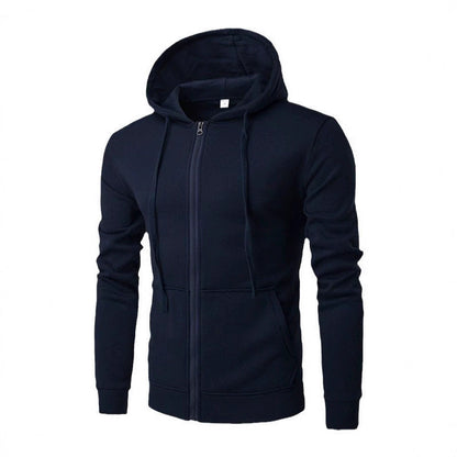 Herren Kapuzenjacke Streetwear Modern Schwarz