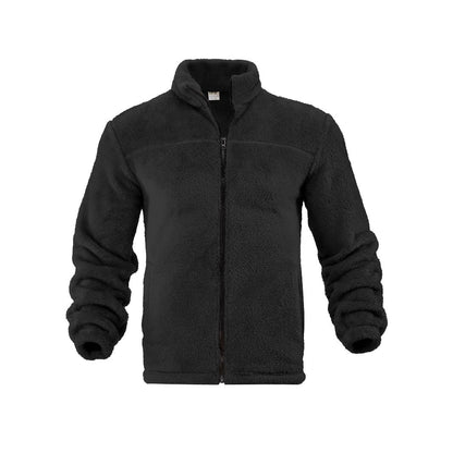 Herren Fleecejacke Weich Warm Hochkragen