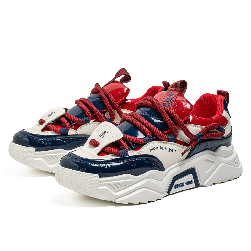Damen Sneaker Sportlich Chunky Stabil Mit Dämpfung