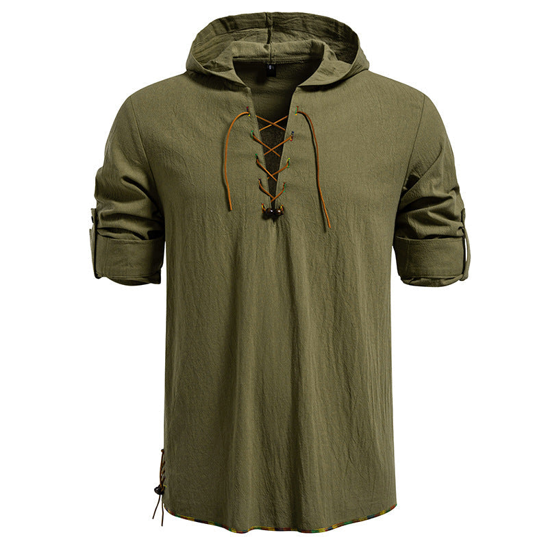 Herren Bluse Mit Schnürung Modern Berlin Style