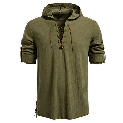 Herren Bluse Mit Schnürung Modern Berlin Style