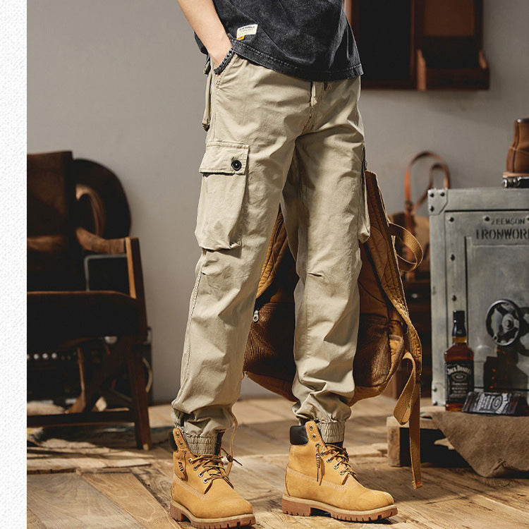Herren Cargohose Elastisch Vieltaschig Praktisch