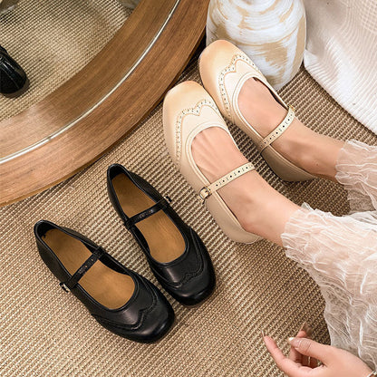 Damen Ballerinas Bequem Riemchen Schuhe Elegante Design - BerlinGlamour