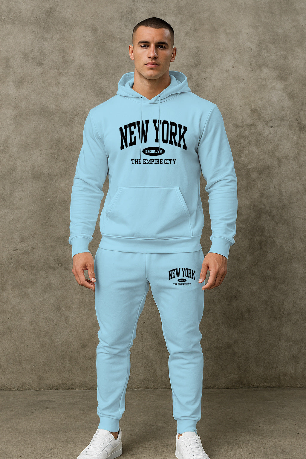 Herren Jogginganzug Sportlich Bequem Modern