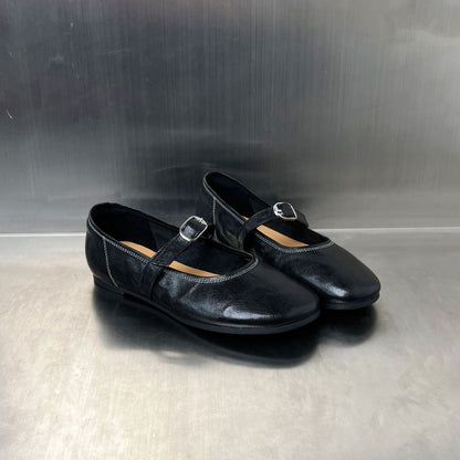 Damen Slipper Elegant Schnallenverschluss Warm